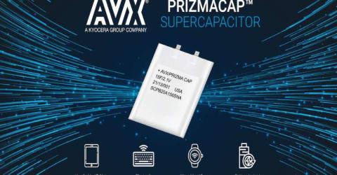 AVX PrizmaCap Supercapacitors.