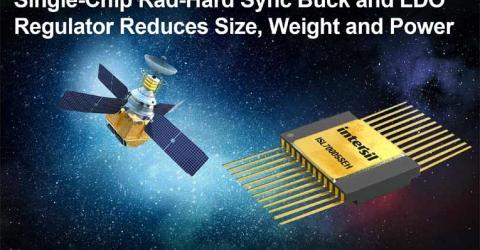 ISL70005SEH Space Grade Single-Chip Synchronous Buck and LDO Regulator