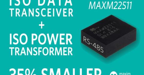 Isolated RS-485 Module Transceiver with Power for Industry 4.0