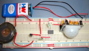 Burglar Alarm System using PIR Sensor