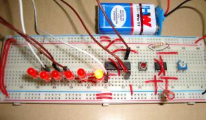 Digital Dice Circuit using 555 Timer IC