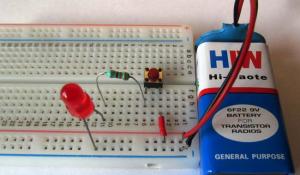 Push Button LED Circuit