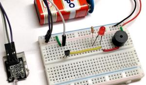 Simple Tilt Sensor Switch Circuit