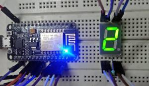 Interfacing ESP8266 with Seven Segment Display