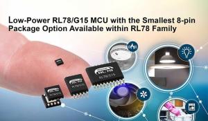 Renesas Introduces Low-Power RL78/G15 MCU